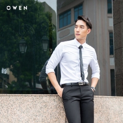 ÁO SƠ MI TRẮNG NANO KHÔNG TÚI DÀI TAY AR250507DT