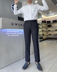 QUẦN TÂY XANH ĐEN POLY QRT232457T