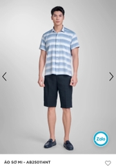 ÁO SƠ MI NGẮN TAY AB250114NT