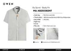 ÁO SƠ MI NGẮN TAY AB250382NT