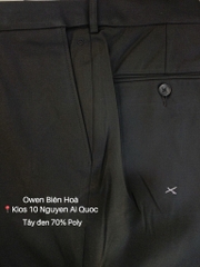 QUẦN TÂY ĐEN POLY QS252477