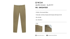 QUẦN KHAKI QKS241325