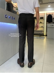 QUẦN TÂY QRT263048 đen kẻ chìm