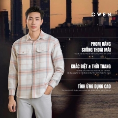 ÁO SƠ MI NỈ DÀI TAY AJ240725DT