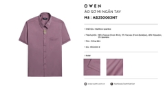 ÁO SƠ MI NGẮN TAY AB250083NT