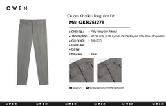 QUẦN KAKI QKR251278