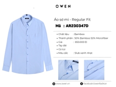 ÁO SƠ MI DÀI TAY AR230347D