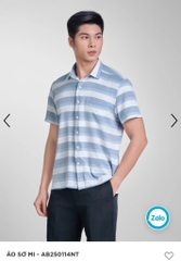 ÁO SƠ MI NGẮN TAY AB250114NT
