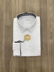 ÁO SƠ MI TRẮNG DÀI TAY MODAL CÓ TÚI AR250500DT