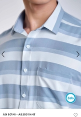 ÁO SƠ MI NGẮN TAY AB250114NT