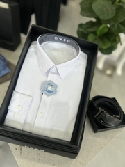 ÁO SƠ MI TRẮNG DÀI TAY AS250111D VÂN