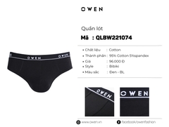 QUẦN LÓT TAM GIÁC ĐEN QLBW221074