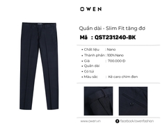 QUẦN TÂY QST231240-BK