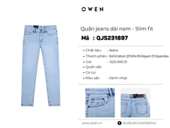 QUẦN JEAN QJS231897-LBU