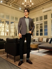 ÁO VEST XÁM VES231683-GY