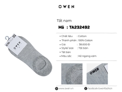 TẤT BÀN XÁM NHẠT TA232492