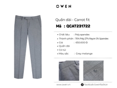 QUẦN TÂY QCAT231722
