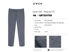 QUẦN TÂY QRT231729