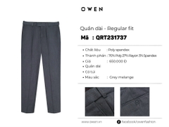 QUẦN TÂY QRT231737