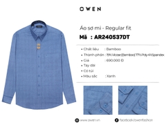 ÁO SƠ MI DÀI TAY AR240537DT