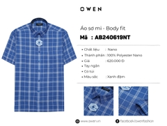 ÁO SƠ MI NGẮN TAY AB240619NT
