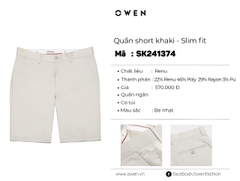QUẦN SHORT SK241374