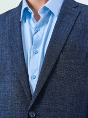 ÁO BLAZER XANH TÍM THAN BL231490