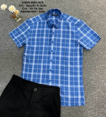 ÁO SƠ MI NGẮN TAY AB240619NT