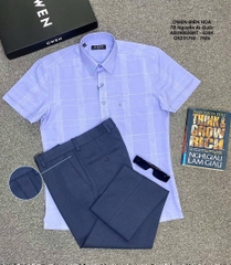 ÁO SƠ MI NGẮN TAY AB240628NT