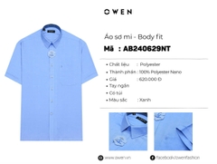 ÁO SƠ MI NGẮN TAY AB240629NT