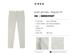 QUẦN KHAKI QKR241327