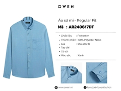 ÁO SƠ MI DÀI TAY AR240617DT