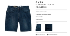 QUẦN SHORT JEAN SJ231828