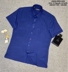 ÁO SƠ MI NGẮN TAY AB240717NT