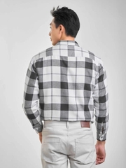 ÁO SƠ MI NỈ DÀI TAY AJ240722DT