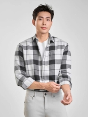 ÁO SƠ MI NỈ DÀI TAY AJ240722DT