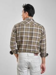 ÁO SƠ MI NỈ DÀI TAY AJ240723DT