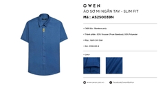 ÁO SƠ MI NGẮN TAY AS250039N