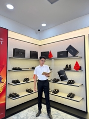 ÁO SƠ MI TRẮNG NGẮN TAY POLYESTER CÓ TÚI AB250310NT