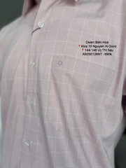 ÁO SƠ MI NGẮN TAY AB255128NT