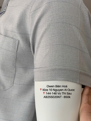 ÁO SƠ MI NGẮN TAY AB255020NT