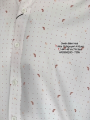 ÁO SƠ MI DÀI TAY AR255033D không túi