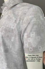 ÁO SƠ MI NGẮN TAY AB255063NT