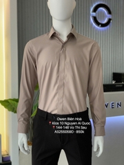 ÁO SƠ MI DÀI TAY KHÔNG TÚI AS255059D