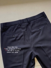 QUẦN TÂY XANH ĐEN 100% POLY QR257120