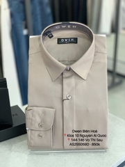 ÁO SƠ MI DÀI TAY KHÔNG TÚI AS255059D