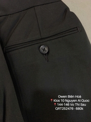 QUẦN TÂY ĐEN POLY QRT252476