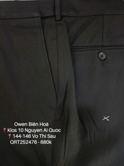 QUẦN TÂY ĐEN POLY QRT252476