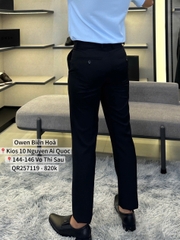 QUẦN TÂY ĐEN 100% POLY QR257119