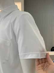 ÁO SƠ MI TRẮNG NGẮN TAY NANO CÓ TÚI AB240303NT